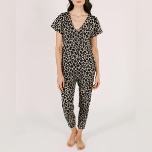 Smash + Tess Sunday Romper in Lexi Leopard - Size XXL
